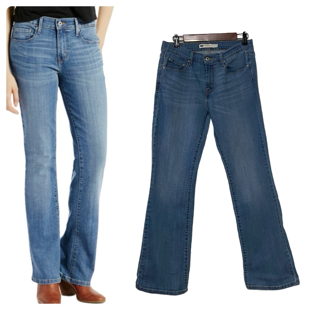Levi’s 515 Boot Cut Medium Washed Jeans Blue